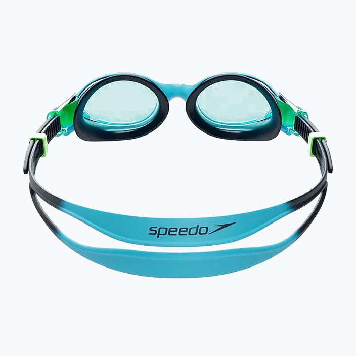 "Speedo Biofuse 2.0 Junior" mėlynos/žalios spalvos vaikiški plaukimo akiniai 2