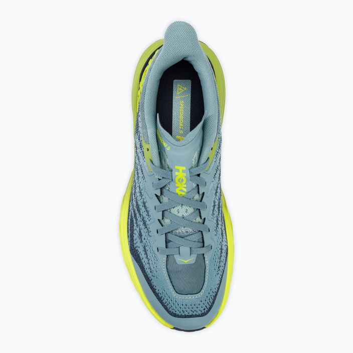 Vyriški bėgimo batai HOKA Speedgoat 5 stone blue/dark citron 5