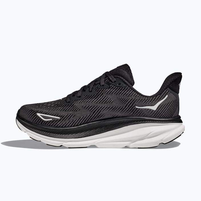 Moteriški bėgimo bateliai HOKA Clifton 9 black/white 3