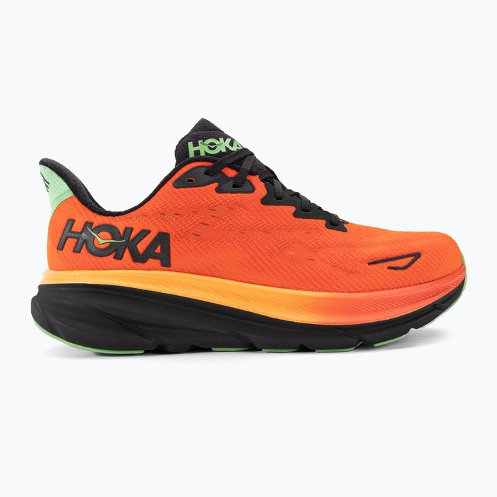 Vyriški bėgimo bateliai HOKA Clifton 9 flame/vibrant orange 2