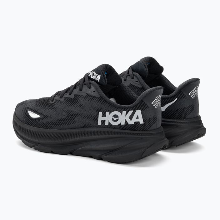 Vyriški bėgimo bateliai HOKA Clifton 9 GTX black/black 3