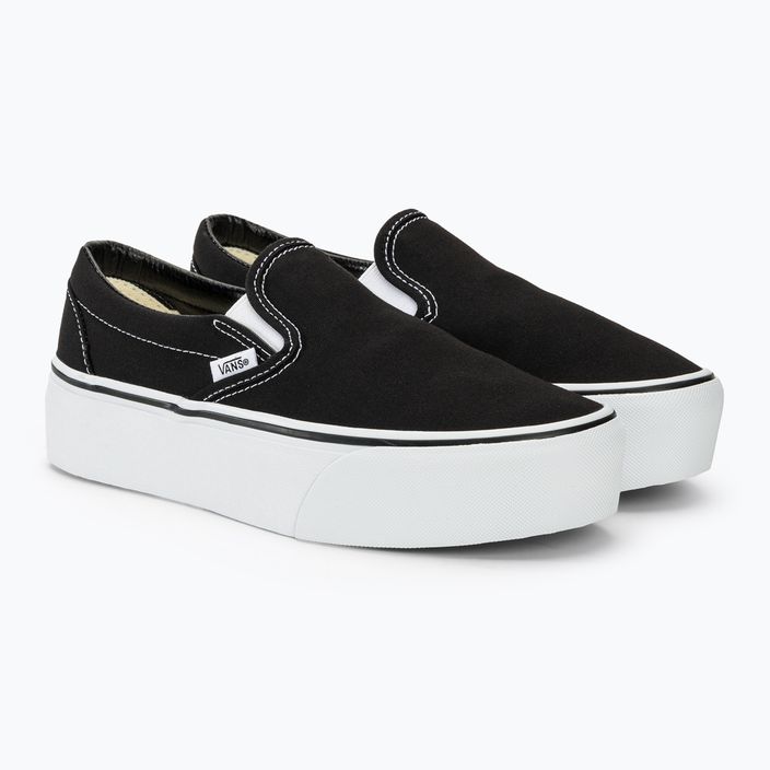 Batai Vans UA Classic Slip-On Stackform black/true white 4