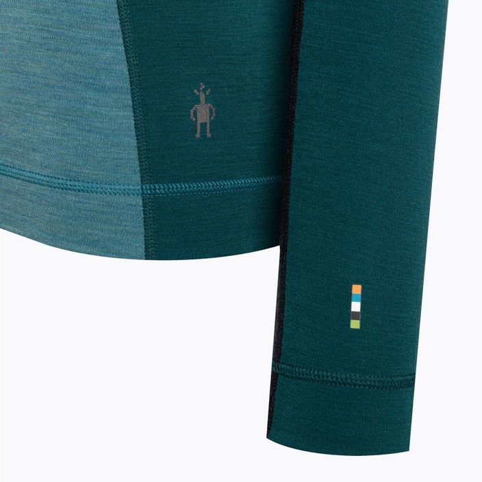 Moteriškas termoaktyvus džemperis Smartwool Merino Baselayer 1/2 Zip Boxed cascade green heather 4