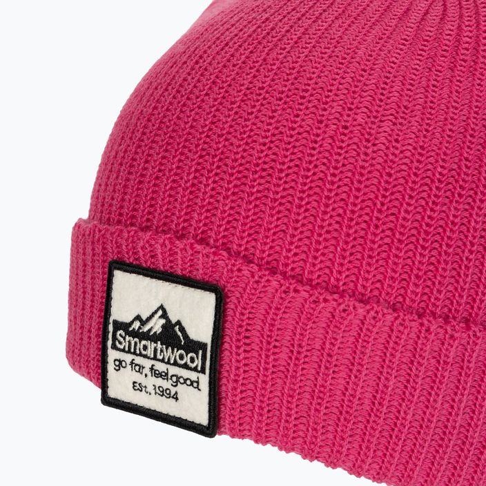 Žieminė kepurė Smartwool Smartwool Patch power pink 4