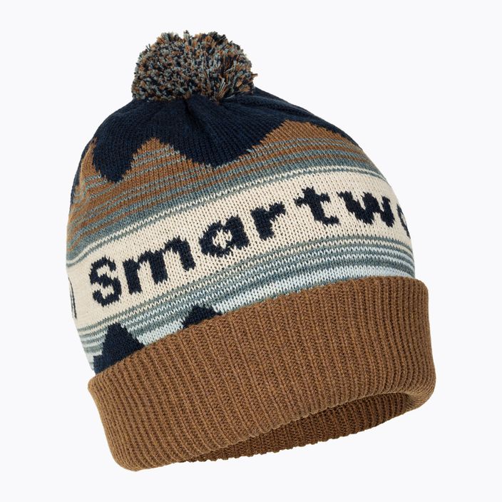 Žieminė kepurė Smartwool Knit Winter Pattern POM deep navy heather