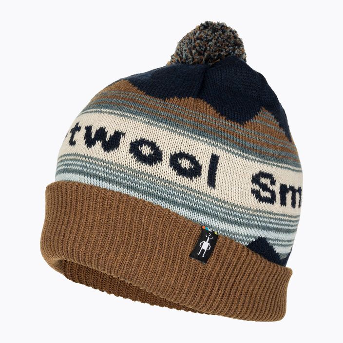 Žieminė kepurė Smartwool Knit Winter Pattern POM deep navy heather 3