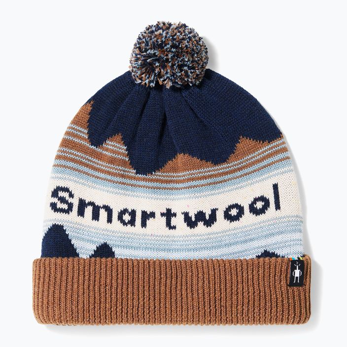 Žieminė kepurė Smartwool Knit Winter Pattern POM deep navy heather 6