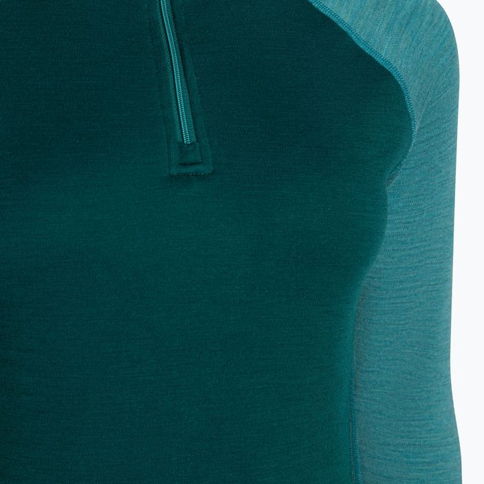 Moteriški termoaktyvūs marškinėliai ilgomis rankovėmis Smartwool Classic Thermal Merino Baselayer 1/4 Zip Boxed emerald 5