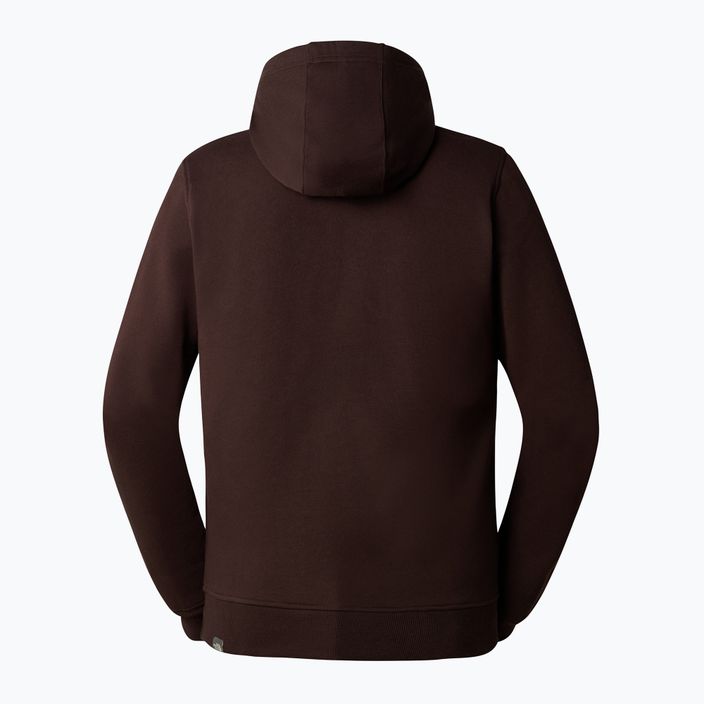 Vyriškas The North Face Drew Peak džemperis su gobtuvu coal brown 5