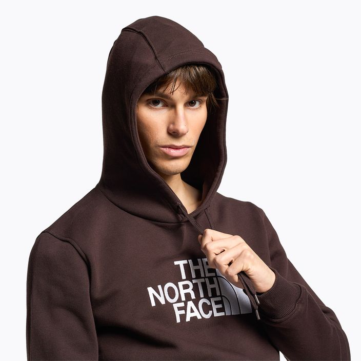 Vyriškas The North Face Drew Peak džemperis su gobtuvu coal brown 3