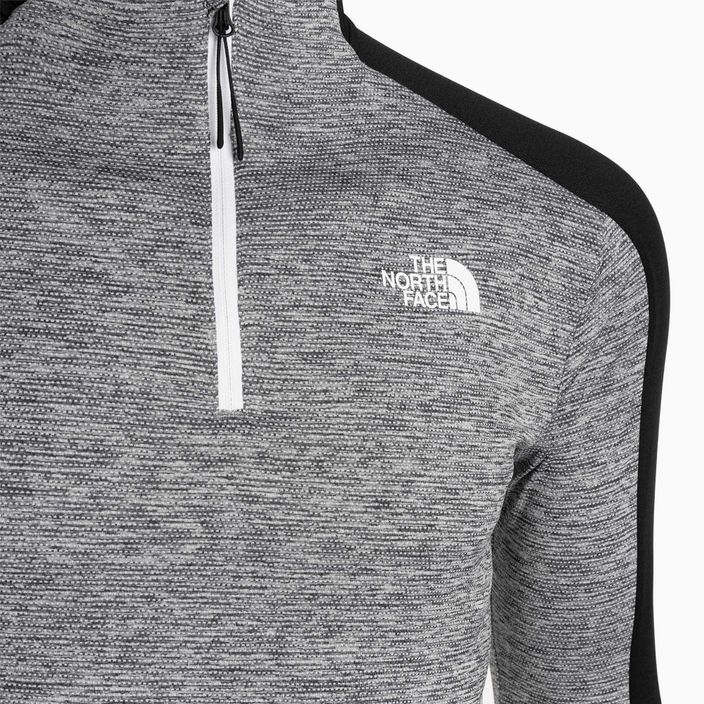 Vyriškas džemperis The North Face Ma 1/4 Zip LS medium grey heather/black 3