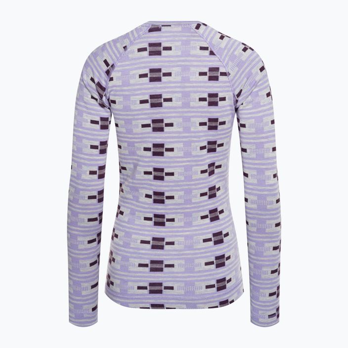 Moteriški termoaktyvūs marškinėliai ilgomis rankovėmis Smartwool Merino 250 Baselayer Crew Boxed violet flirt with me 4