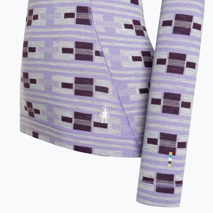 Moteriški termoaktyvūs marškinėliai ilgomis rankovėmis Smartwool Merino 250 Baselayer Crew Boxed violet flirt with me 6