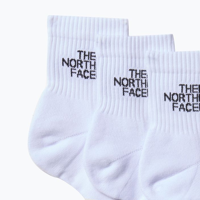 Žygio kojinės The North Face Multi Sport Cush Quarter Sock 3 poros white 2