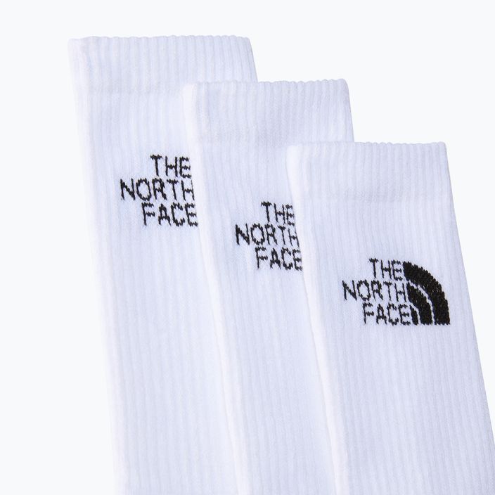 Žygio kojinės The North Face Multi Sport Cush Crew Sock 3 poros white 2