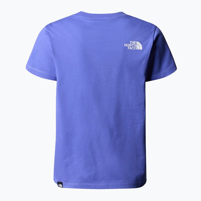 Vaikiški marškinėliai The North Face Easy dopamine blue 2