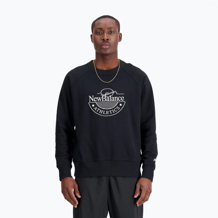 Vyriškas džemperis New Balance Athletics Graphic Crew black