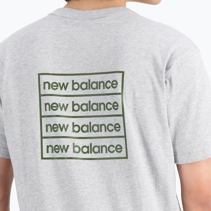 Vyriški sportiniai marškinėliai New Balance Essentials Winter pilki 3