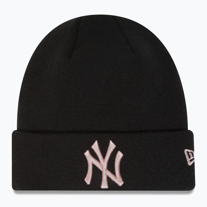 Moteriška kepurė New Era Female Essential Cuff Beanie New York Yankees black