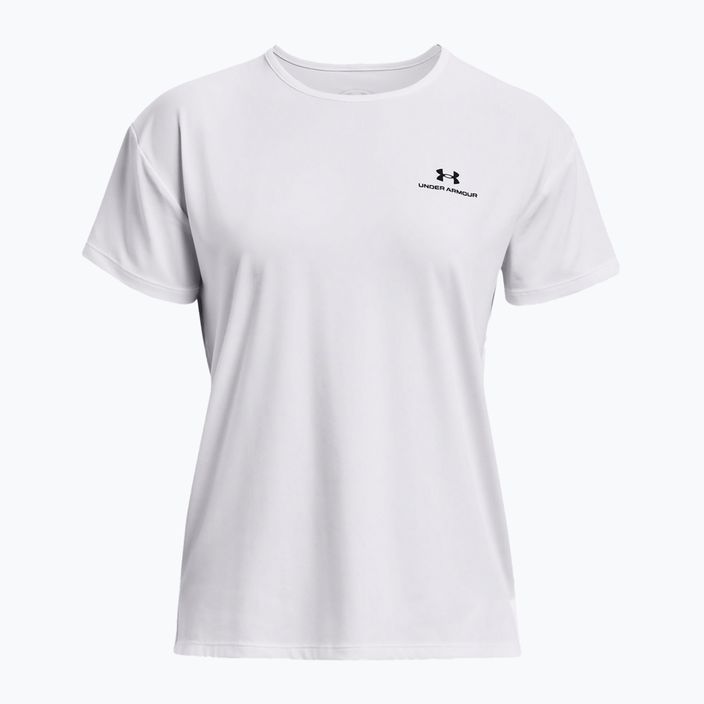 Under Armour Rush Energy 2.0 moteriški treniruočių marškinėliai balta/juoda 4