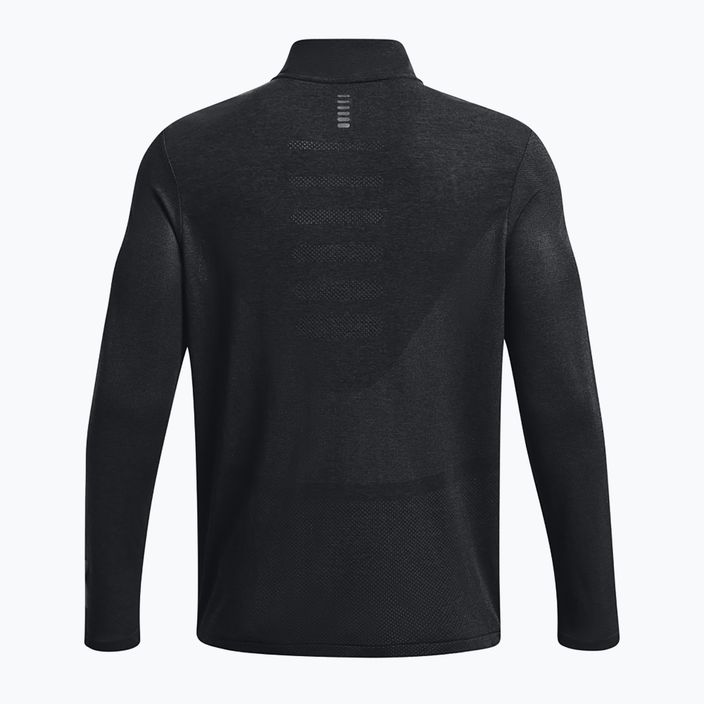 Vyriški bėgimo marškinėliai ilgomis rankovėmis Under Armour Seamless Stride 1/4 Zip black/reflective 5