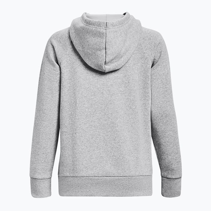 "Under Armour" moteriška striukė su gobtuvu "Rival Fleece Hoodie mod gray light heather/white 6