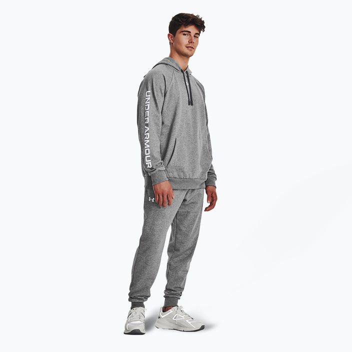 Vyriškas sportinis kostiumas Under Armour Rival Fleece Suit castlerock light heather/white