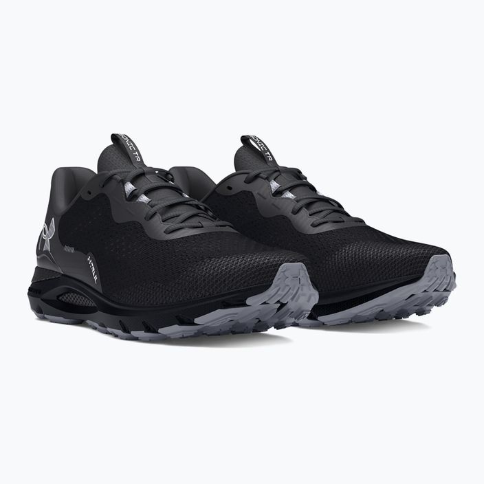 "Under Armour Sonic Trail" vyriški bėgimo bateliai black/anthracite/steel 3