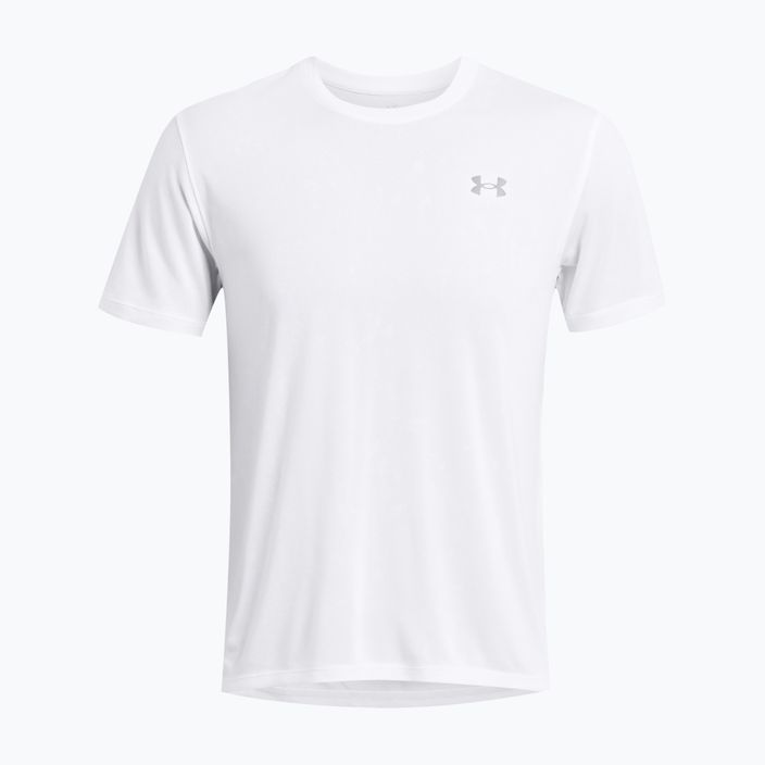 Vyriški bėgimo marškinėliai Under Armour Streaker Splatter white/white/reflective 4