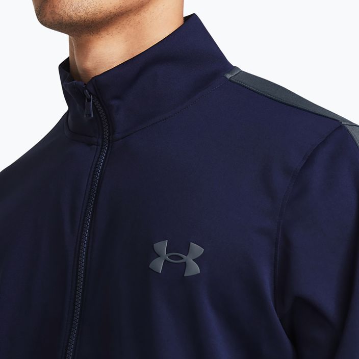 Vyriškas sportinis kostiumas Under Armour UA Knit Track Suit midnight navy/downpour gray/downpour gray 3