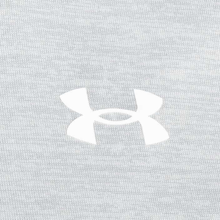 Moteriški treniruočių marškinėliai Under Armour Tech C-Twist halo gray/white 3