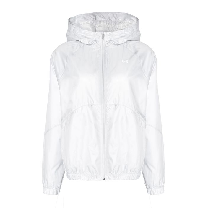 Moteriška striukė nuo vėjo Under Armour Sport Windbreaker halo gray/white 3