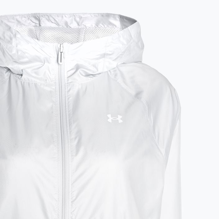 Moteriška striukė nuo vėjo Under Armour Sport Windbreaker halo gray/white 5