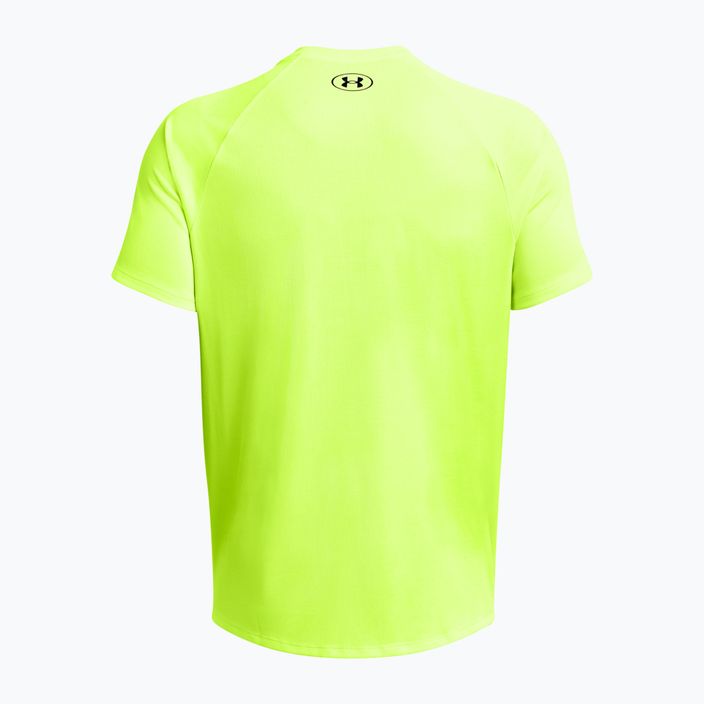 Vyriški treniruočių marškinėliai Under Armour Tech Textured high vis yellow/black 5