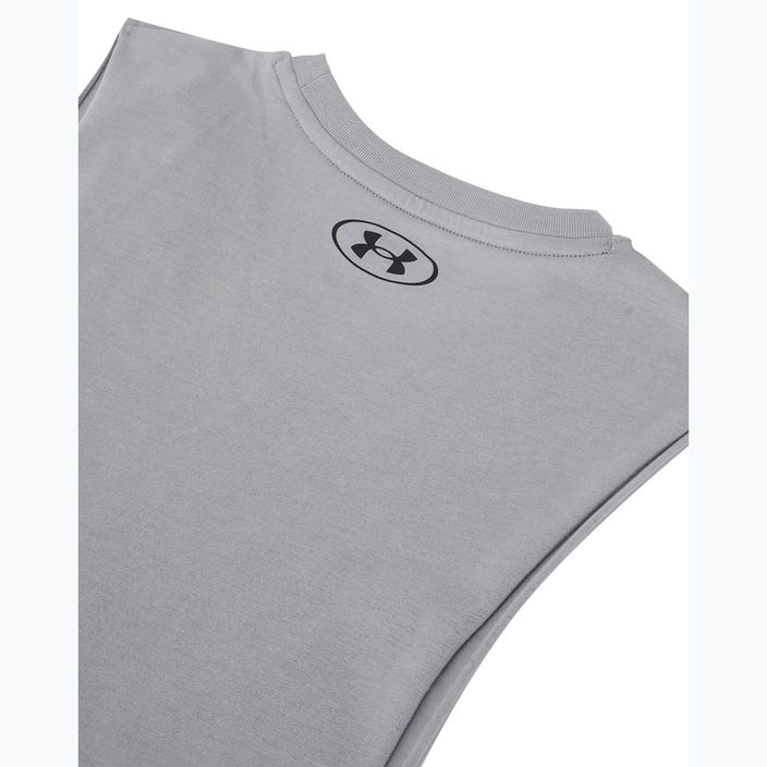 Vyriški treniruočių marškinėliai ilgomis rankovėmis Under Armour Project Rock Payoff Graphic mod gray medium heather/black 5