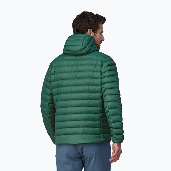 Vyriška pūsta striukė Patagonia Down Sweater Hoody conifer green 2