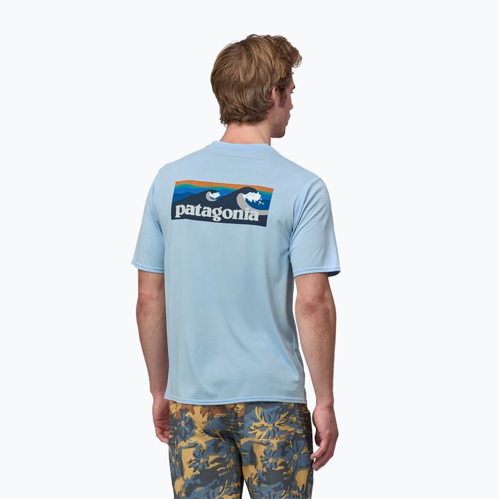 Vyriški marškinėliai Patagonia Cap Cool Daily Graphic Shirt Waters boardshort logo/chilled blue 2