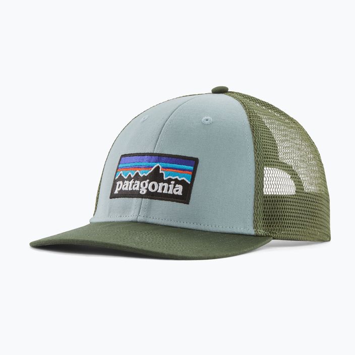 Kepuraitė su snapeliu Patagonia P-6 Logo LoPro Trucker thermal blue