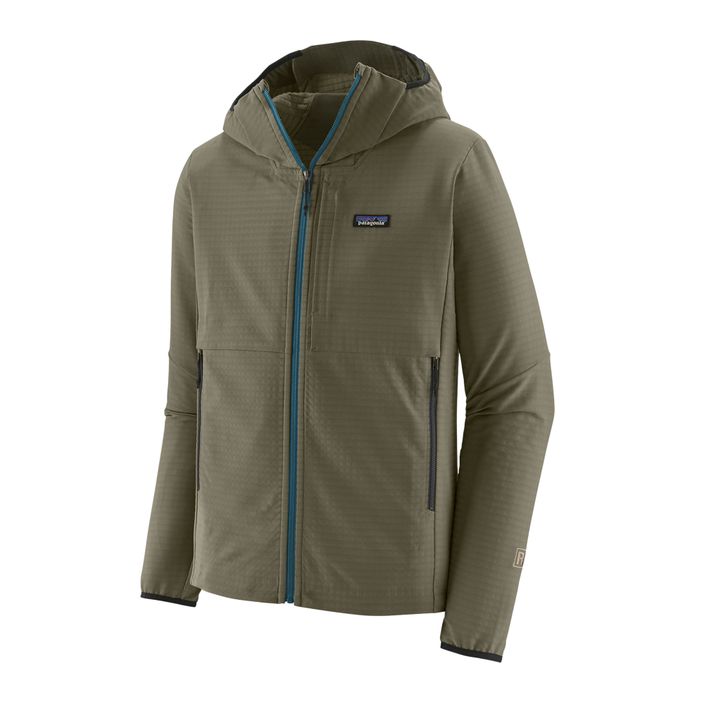 Patagonia vyriški R1 TechFace Hoody basin green džemperiai 2