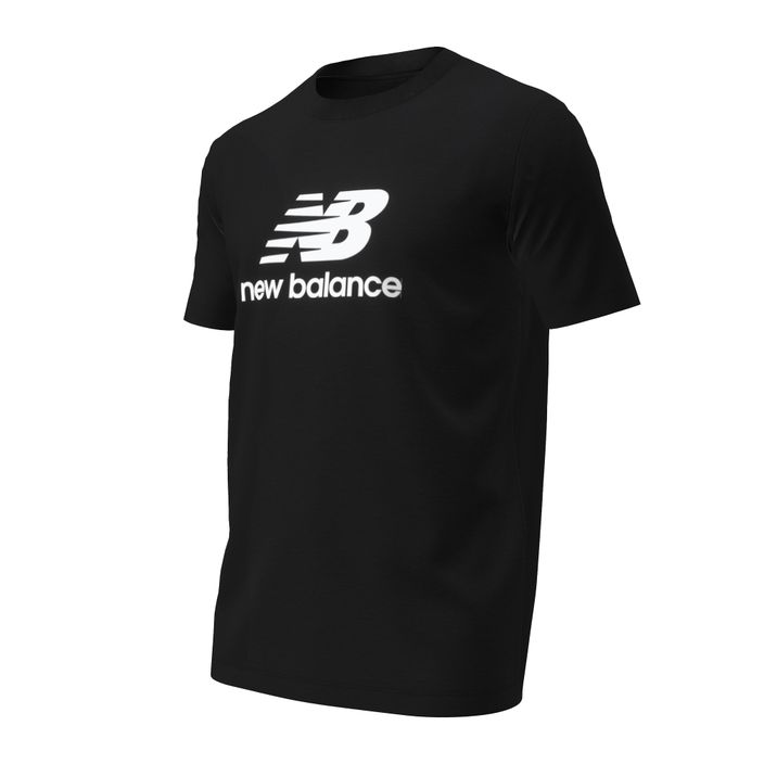 Vyriški marškinėliai New Balance Stacked Logo black 2