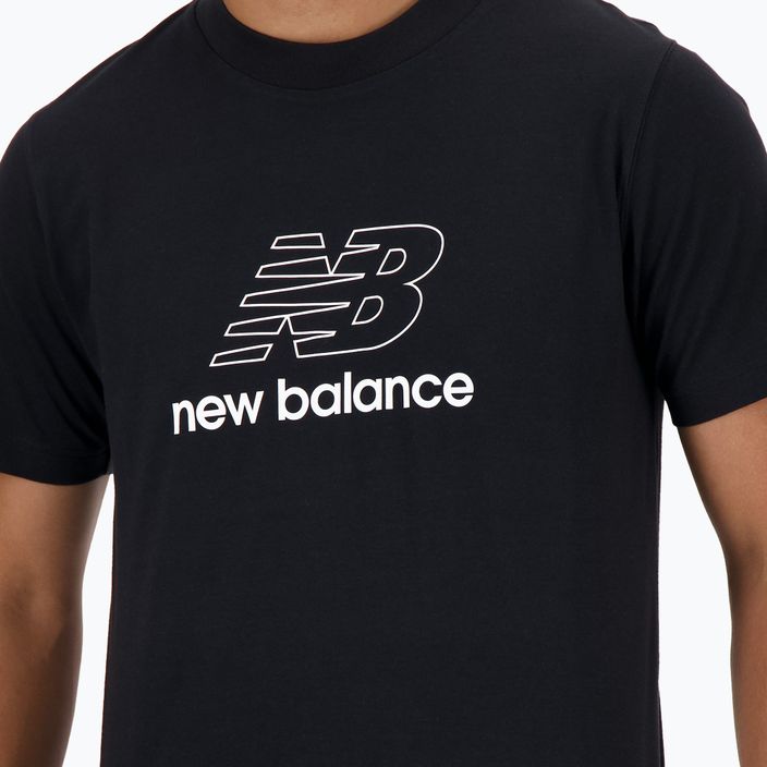 Vyriški marškinėliai New Balance Graphic V Flying black 4