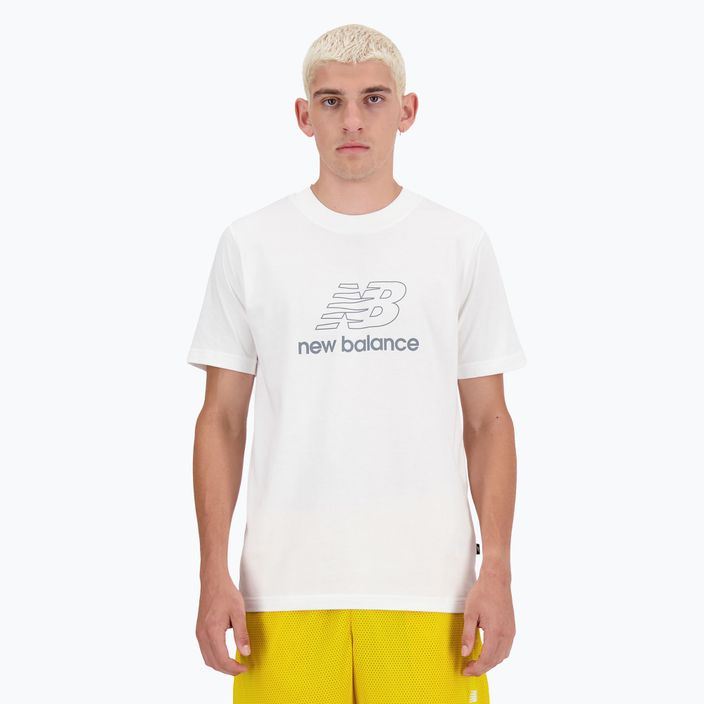 Vyriški marškinėliai New Balance Graphic V Flying white
