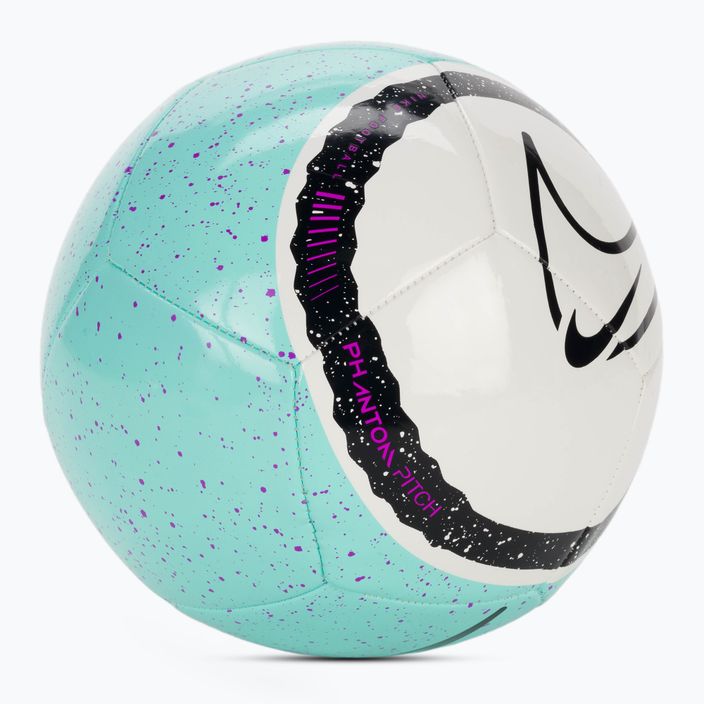 Futbolo kamuolys Nike Phantom HO23 hyper turquoise/white/fuchsia dream/black dydis 4 2