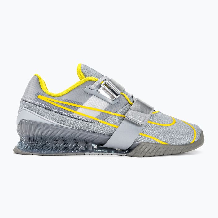 Svorių kilnojimo batai Nike Romaleos 4 wolf grey/lightening/blk met silver 2