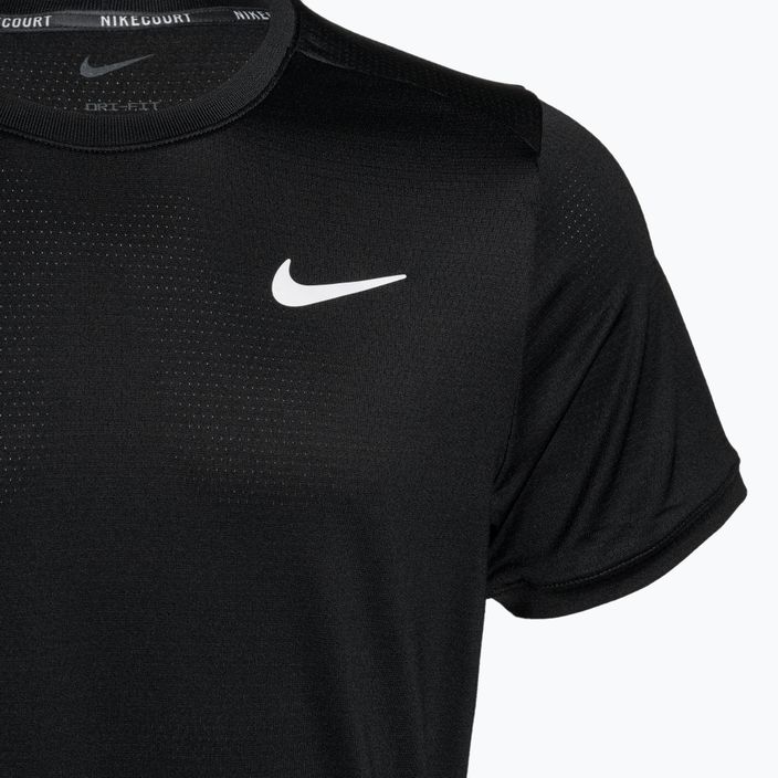 Vyriški teniso marškinėliai Nike Court Dri-Fit Advantage black/white 3