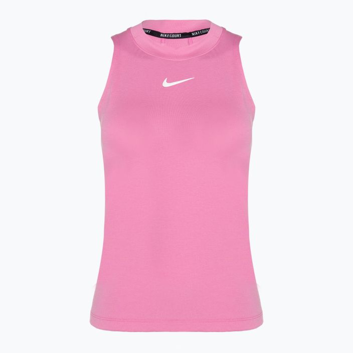 Moteriškas teniso tank topas Nike Court Dri-Fit Advantage Tank playful pink/white