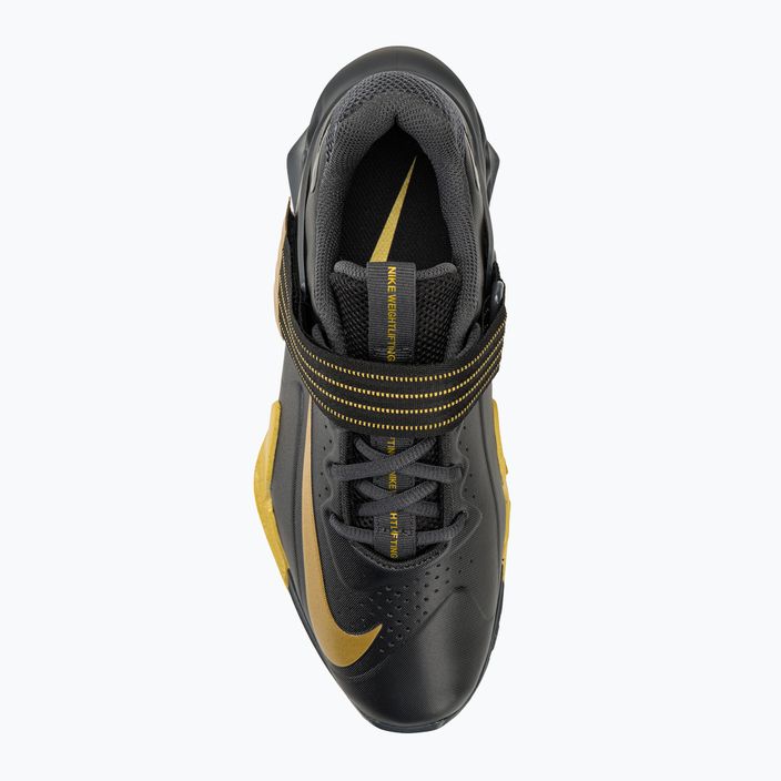 Svorio kilnojimo batai Nike Savaleos black/met gold antgracite infinite gold 5