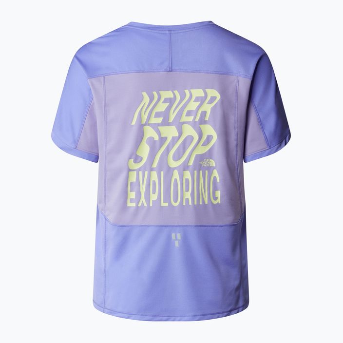 Moteriški bėgimo marškinėliai The North Face Sunriser optic violet/high purple 2
