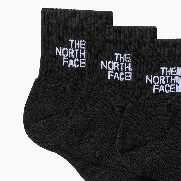 Žygio kojinės The North Face Multi Sport Cush Quarter Sock 3 poros black 2