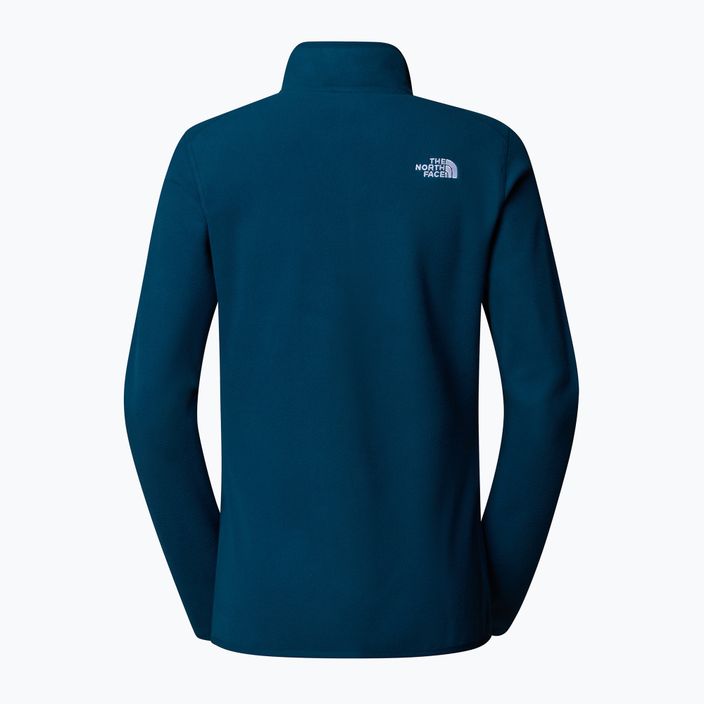 Moteriškas džemperis The North Face 100 Glacier 1/4 Zip midnight petrol 5